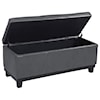 Offshore Furniture Source Susana Benches Grey Lift Top Bench
