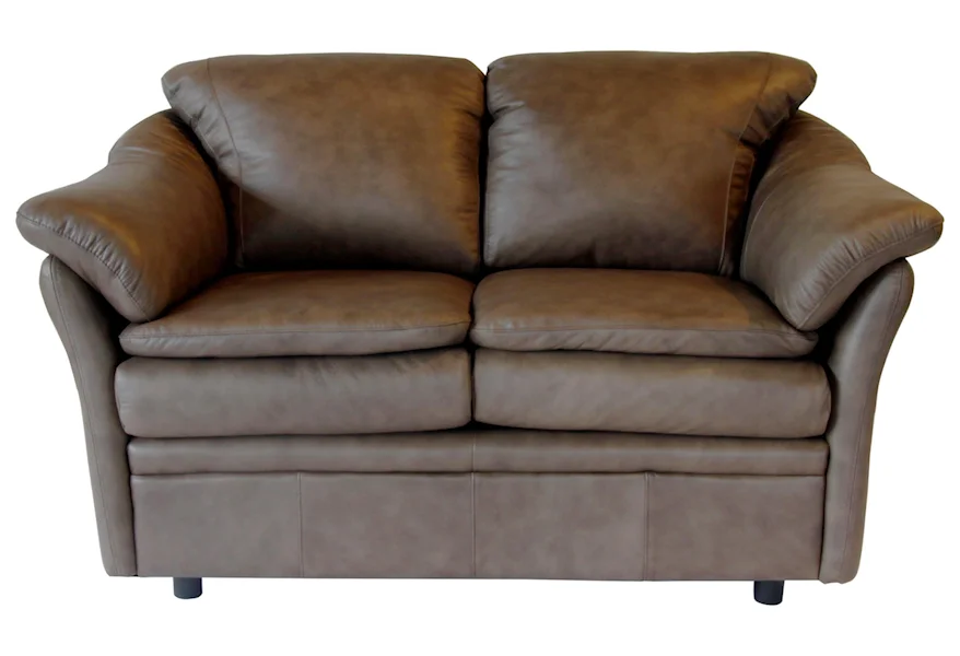 Uptown Loveseat by Omnia Leather at HomeWorld Furniture