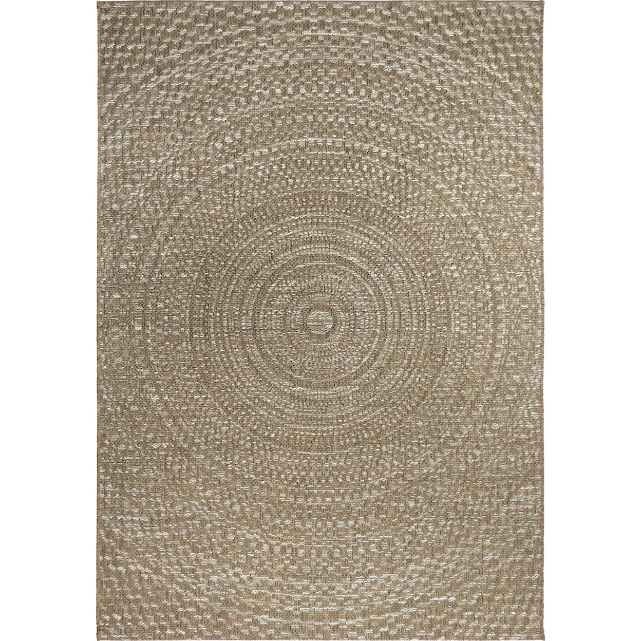 Orian Rugs Breeze Cerulean Gray/ Brown 5'1" x 7'6" Rug