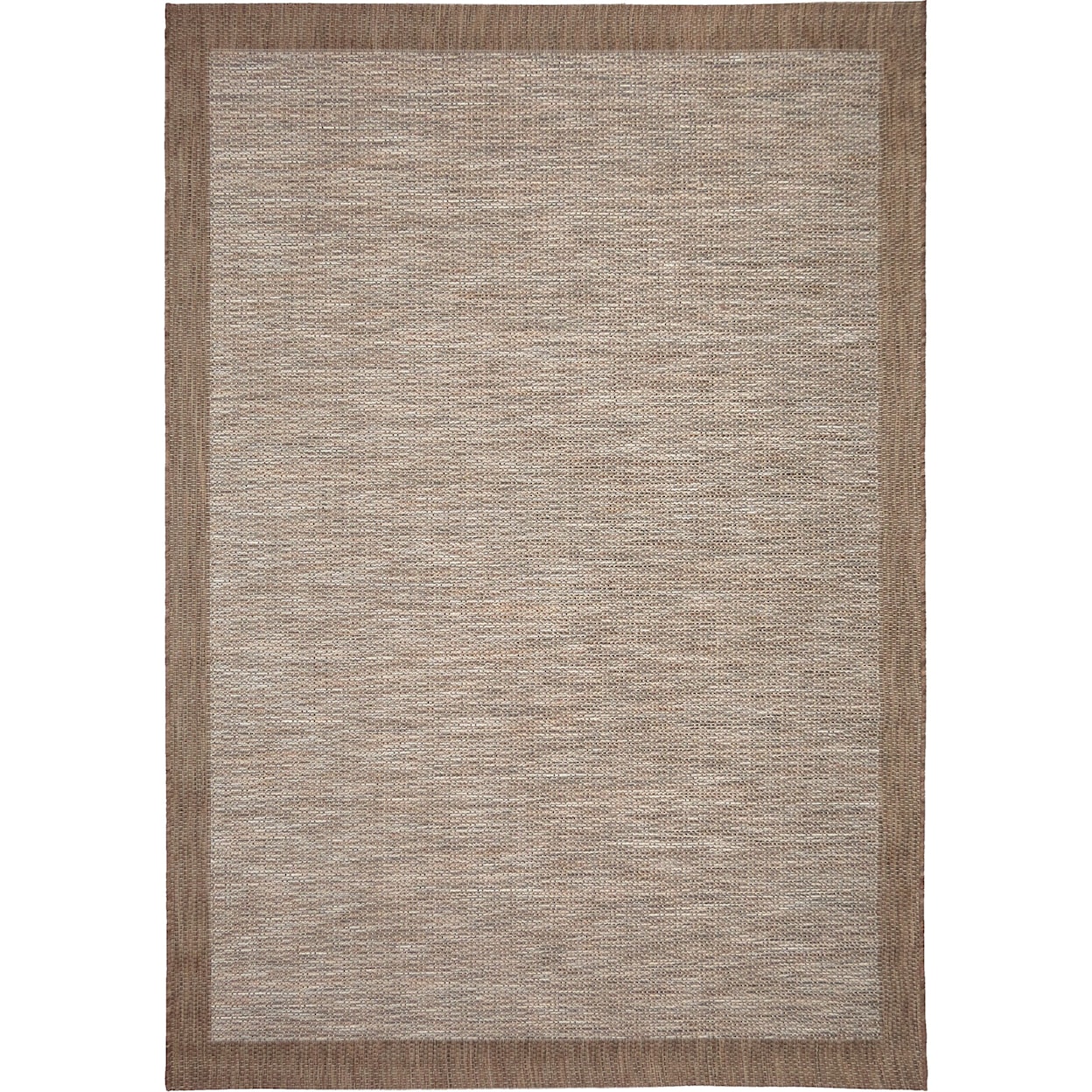 Orian Rugs Breeze Admiral Sky Gray/ Brown 7'7" x 10'10" Rug