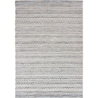 Aegean dark blue/ ivory 7'7" x 10'10" Rug