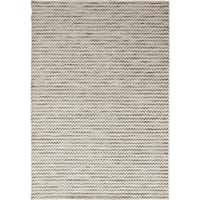 Lapis gray/ ivory 5'1" x 7'6" Rug