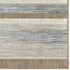 Orian Rugs Breeze Casual stripe mink/raw blue 5'1" x 7'6" Rug