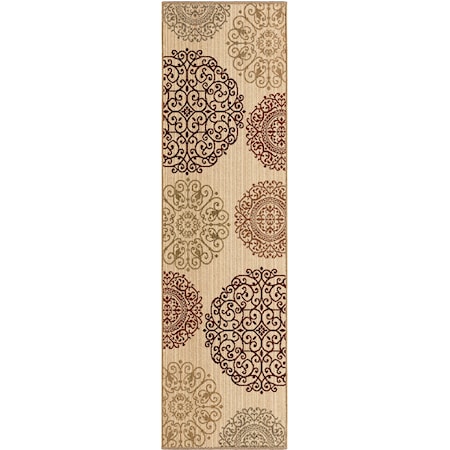 Eton White 2'3" x 8' Rug