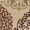 Orian Rugs Elegant Revival Eton White 6'7" x 9'8" Rug