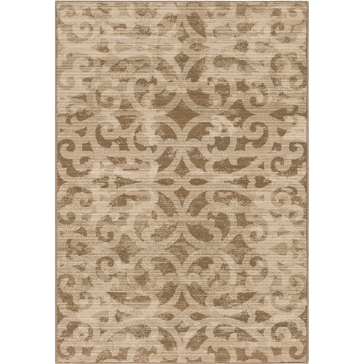 Orian Rugs Elegant Revival Brixton Beige 5'3" x 7'6" Rug