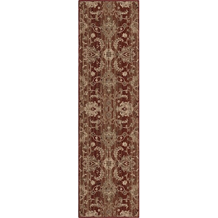 Cae Red 2'3" x 8' Rug