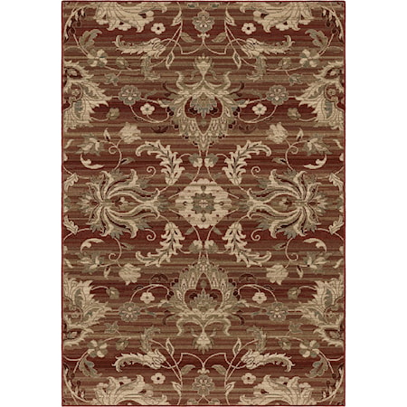Cae Red 6'7" x 9'8" Rug