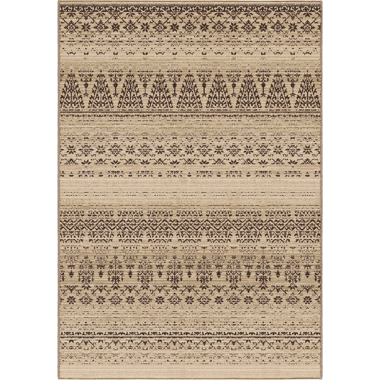 Orian Rugs Elegant Revival Thames Brown 7'10" x 10'10" Rug