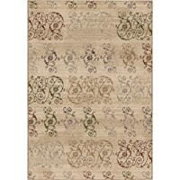 Pristina White 5'3" x 7'6" Rug