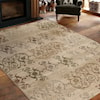 Orian Rugs Elegant Revival Pristina White 5'3" x 7'6" Rug