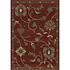 Orian Rugs Elegant Revival Longstead Red 5'3" x 7'6" Rug