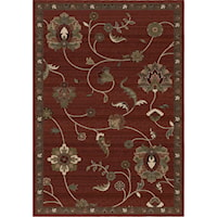 Longstead Red 5'3" x 7'6" Rug