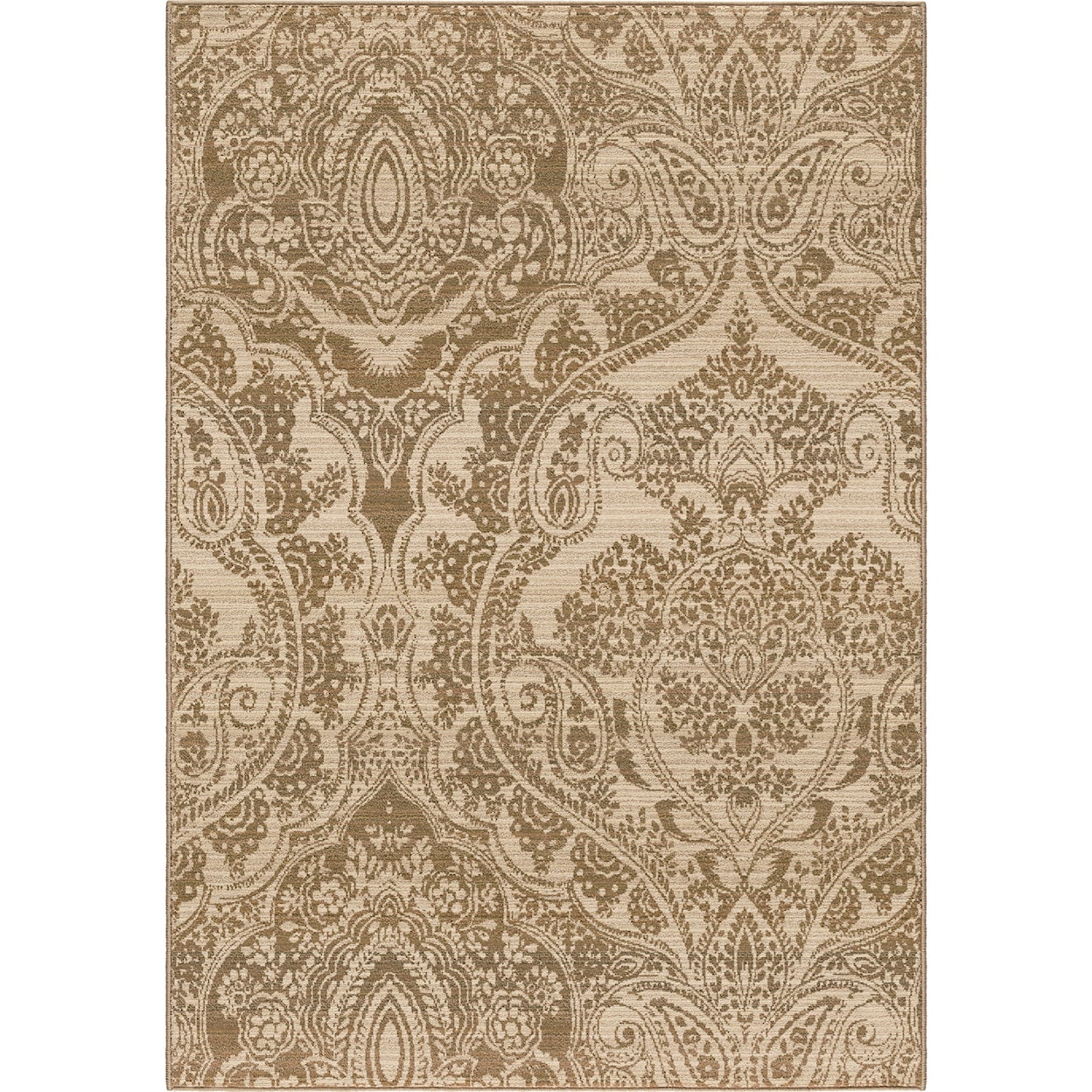 Orian Rugs Elegant Revival Queen Vic Cream 7'10" x 10'10" Rug