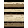 Orian Rugs Four Seasons Tonal Stripe Mink 5'2" x 7'6" Rug