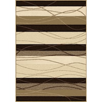 Tonal Stripe Mink 5'2" x 7'6" Rug