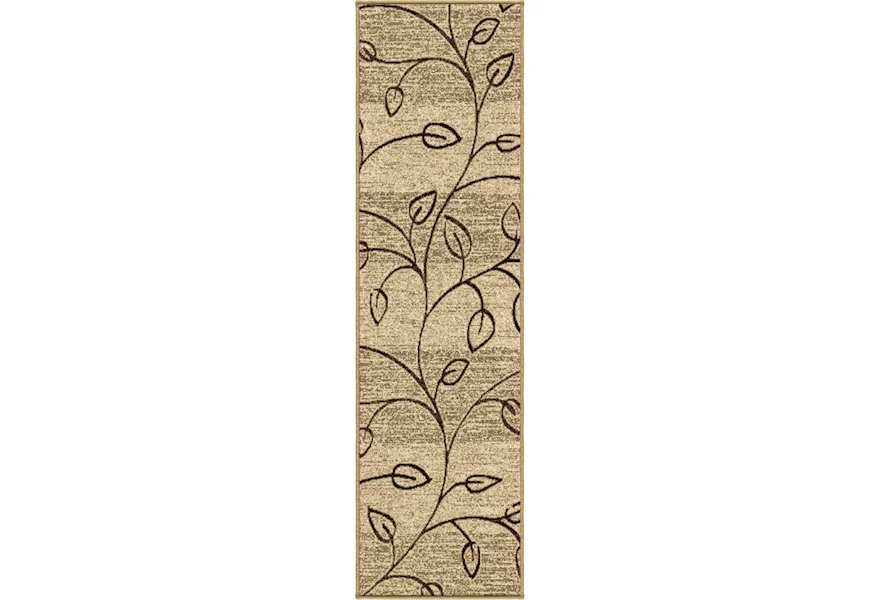 Four Seasons Kingwood  Driftwood 2'3" x 8' Rug by Orian Rugs at Mueller Furniture