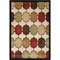 Hourglass Jet Black 7'8" x 10'10" Rug