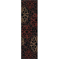 Josselin Black 2'3" x 8' Rug