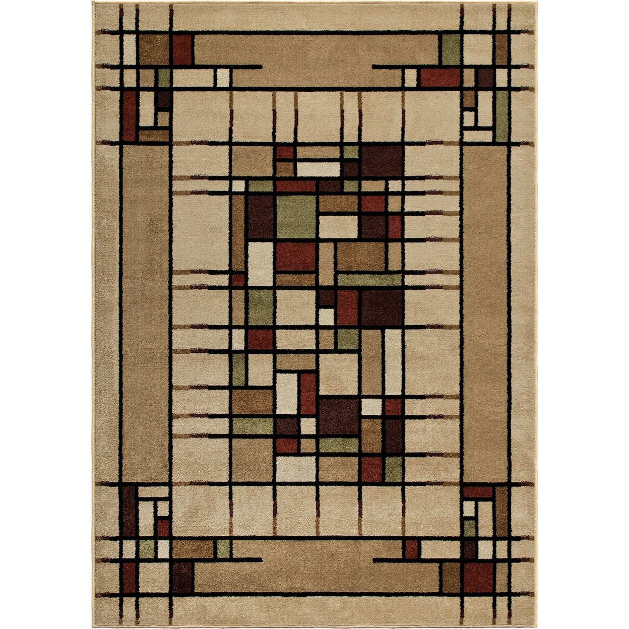 Orian Rugs Four Seasons Eldridge Multi 5'2" x 7'6" Rug