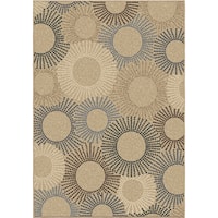 Ray of Light Beige 5'2" x 7'6" Rug