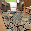 Orian Rugs Four Seasons Yandell Blue 5'2" x 7'6" Rug