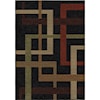 Orian Rugs Four Seasons Trenton Black 5'2" x 7'6" Rug