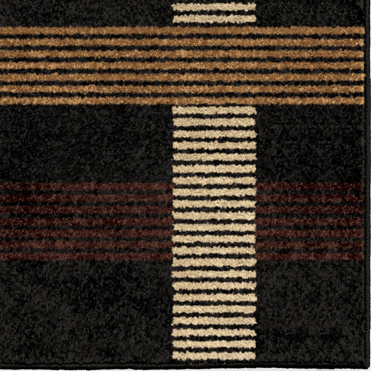 Orian Rugs Four Seasons Trenton Black 7'8" x 10'10" Rug