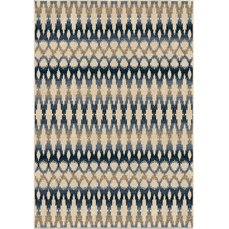 Ikat Ombre Seashell 7'8" x 10'10" Rug