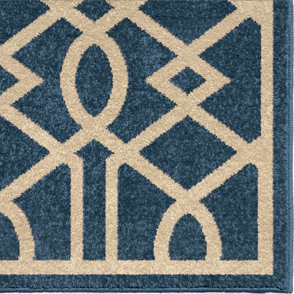 Orian Rugs Four Seasons Barcelona Catalina Blue 7'8" x 10'10" Rug