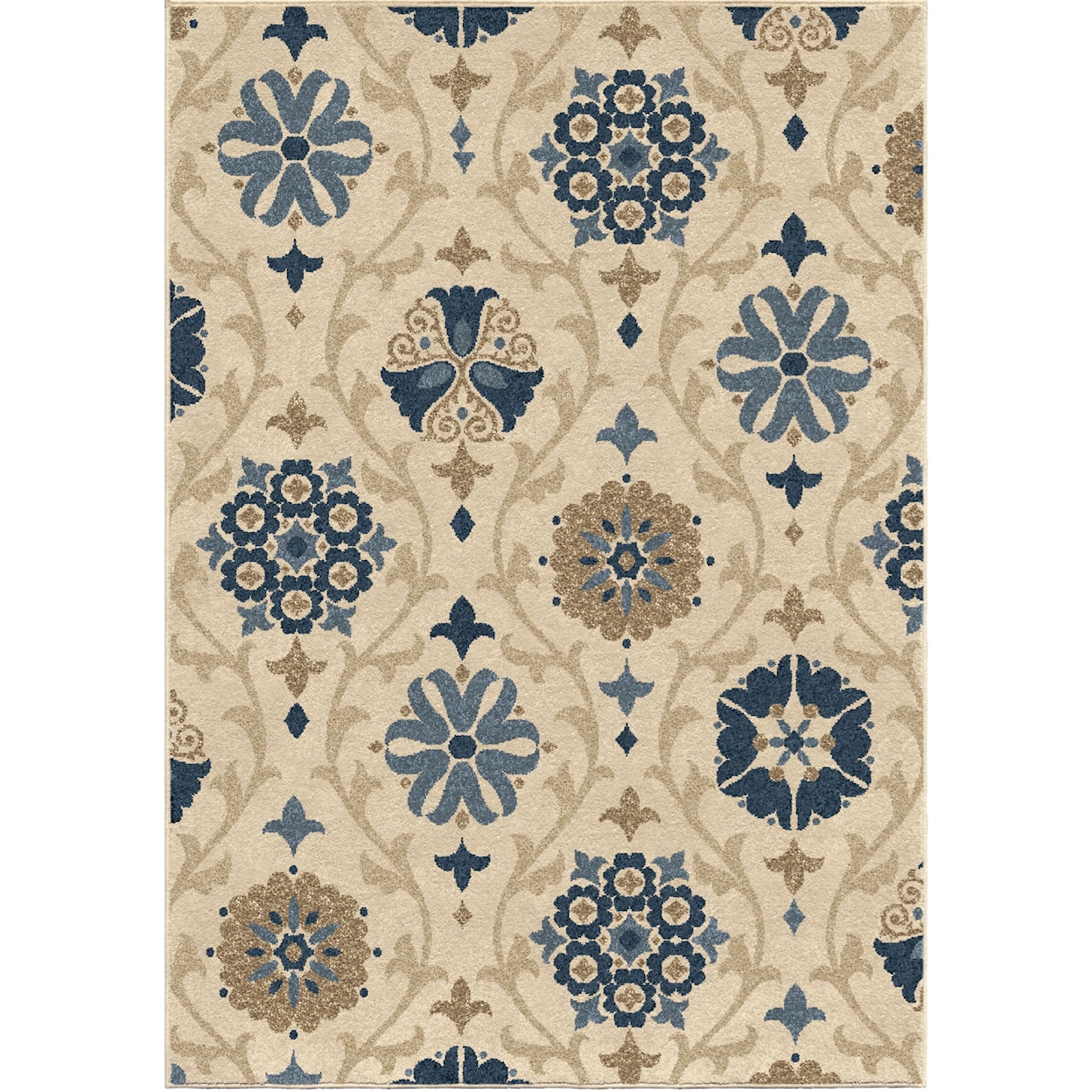 Orian Rugs Four Seasons Chico Seashell 7'8" x 10'10" Rug