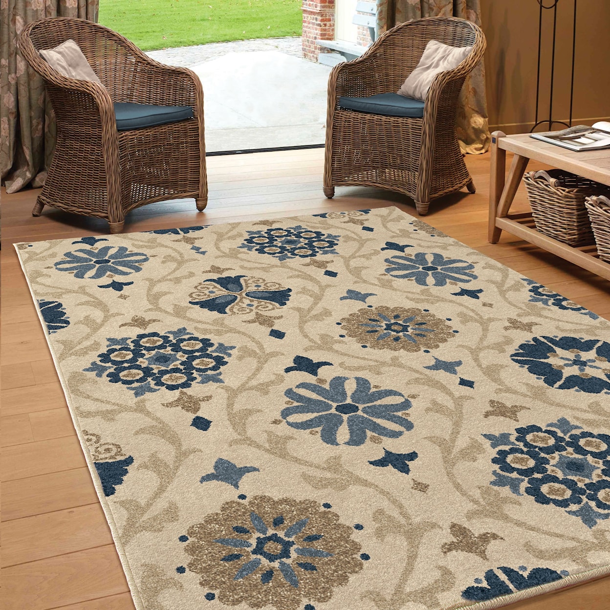 Orian Rugs Four Seasons Chico Seashell 7'8" x 10'10" Rug