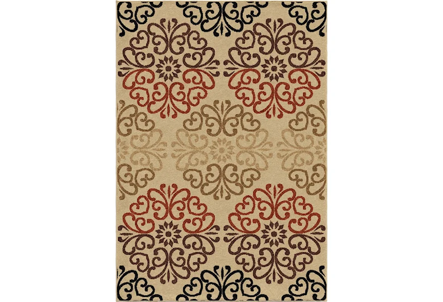 Four Seasons Clarkston Mandalay 7'8" x 10'10" Rug by Orian Rugs at Mueller Furniture