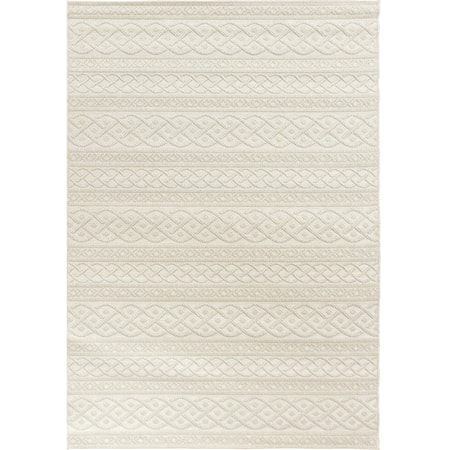 Organic Cable ivory 5'1" x 7'6" Rug