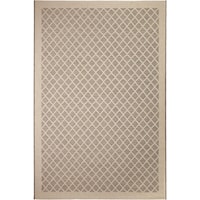 Fusion Trellis tan 5'1" x 7'6" Rug