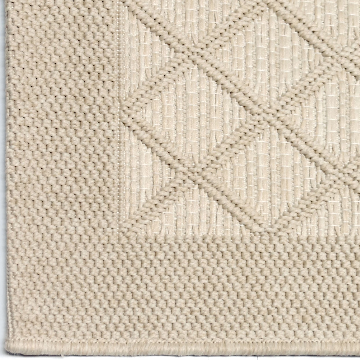 Orian Rugs Jersey Home Fusion Trellis ivory 5'1" x 7'6" Rug