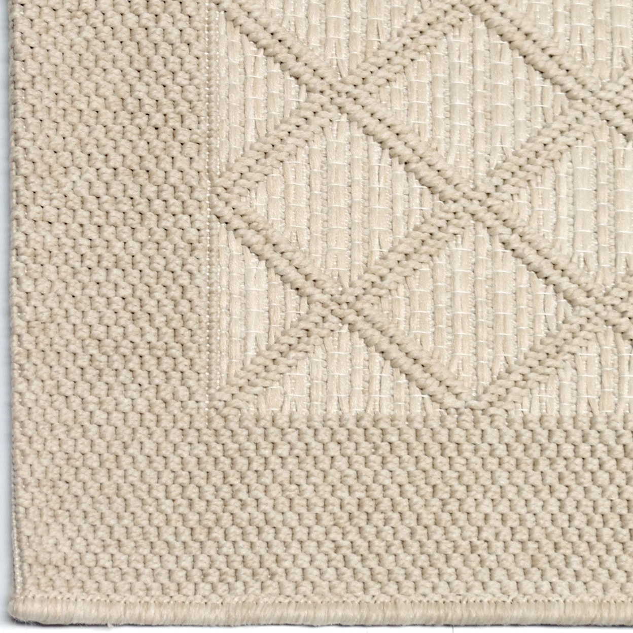 Orian Rugs Jersey Home Fusion Trellis ivory 7'7" x 10'10" Rug