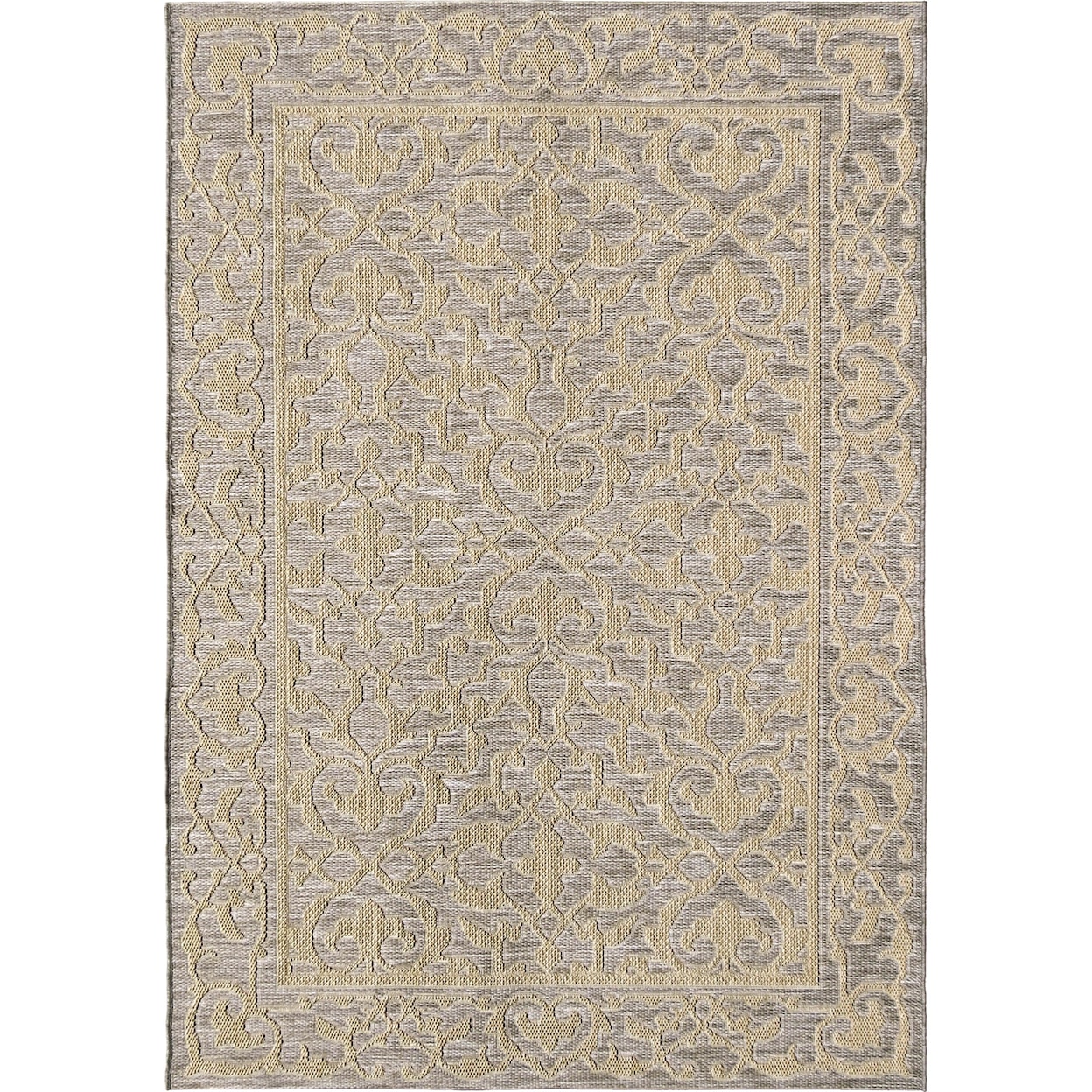 Orian Rugs Jersey Home Simone wool/grey 5'1" x 7'6" Rug