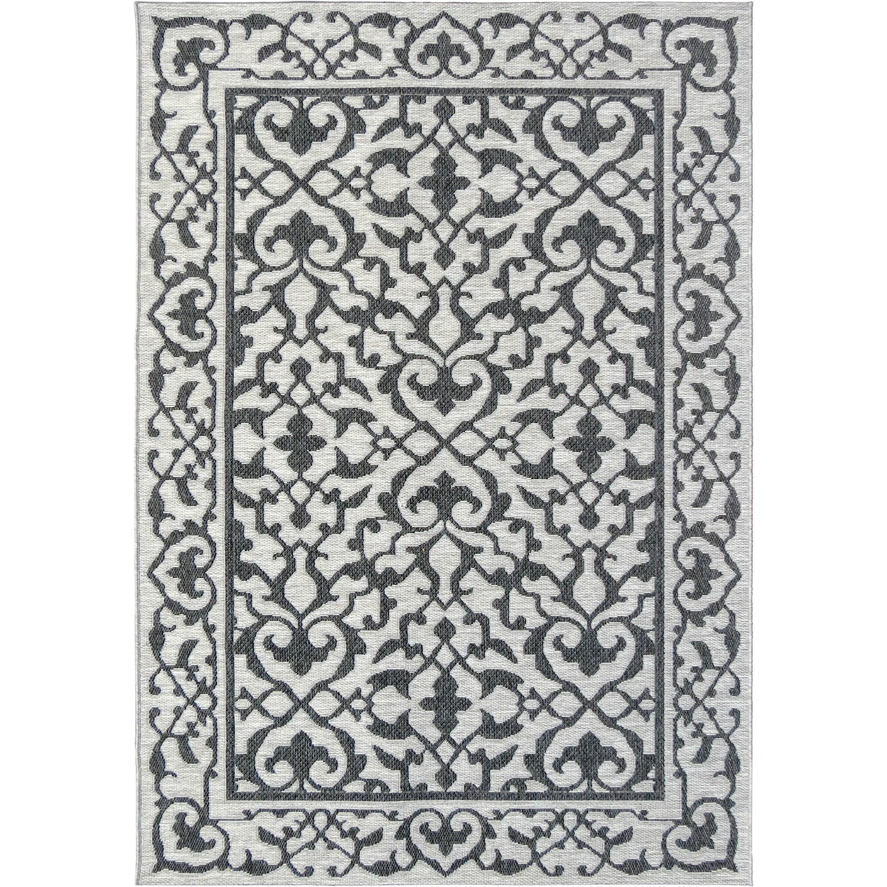 Orian Rugs Jersey Home Simone anthracite/grey 5'1" x 7'6" Rug