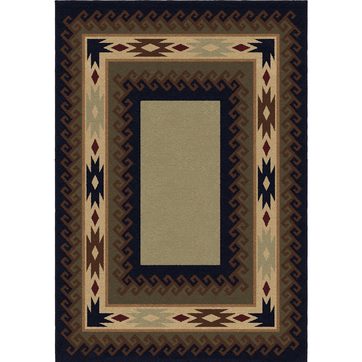 Orian Rugs Oxford Durango Evening 5'3" x 7'6" Rug