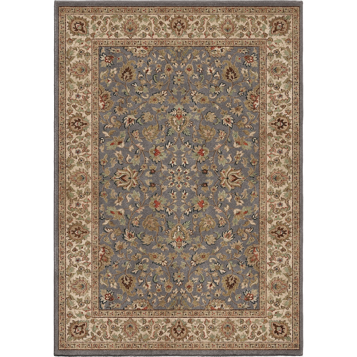 Orian Rugs Radiance Julie Anne Grey 5'3" x 7'6" Rug