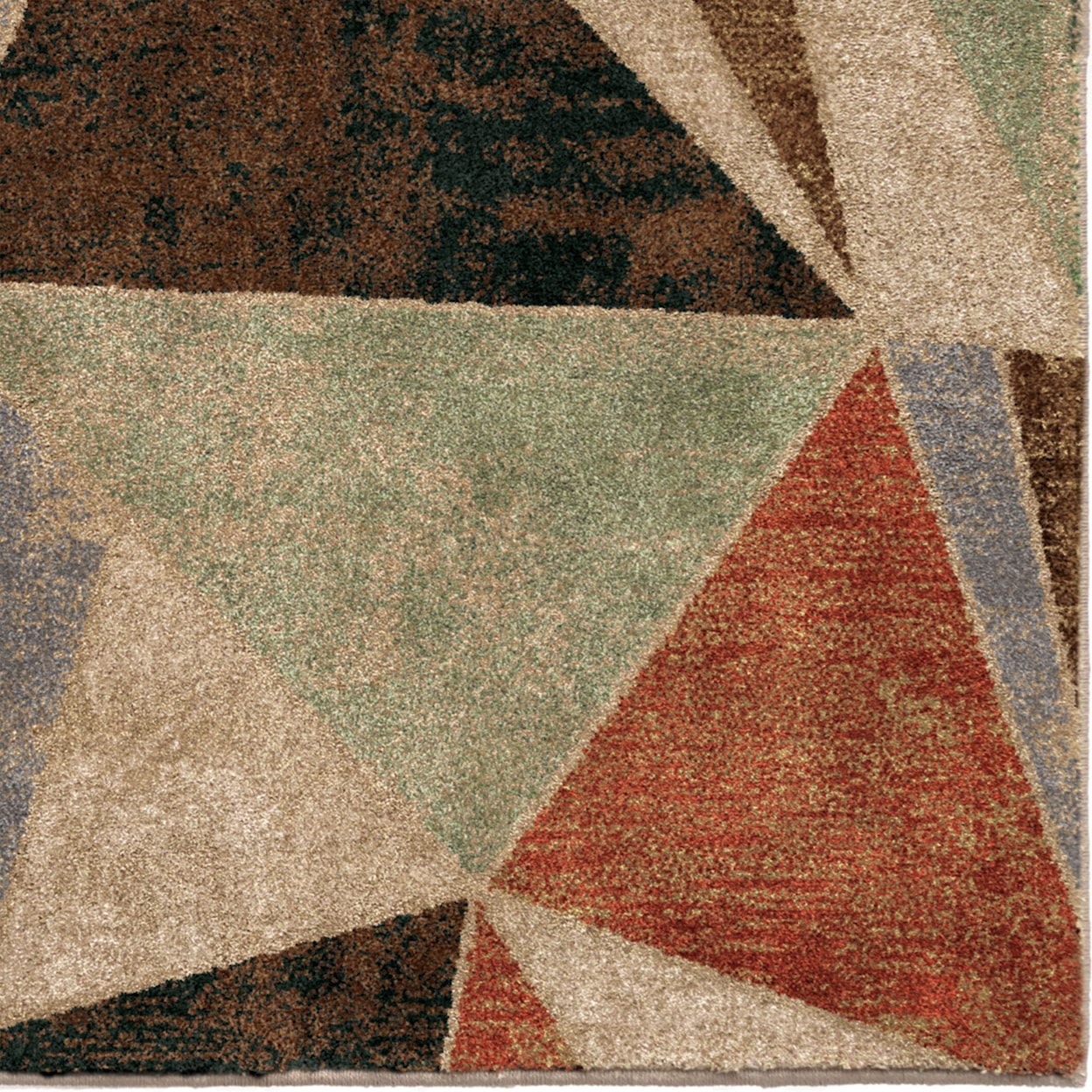 Orian Rugs Radiance Glass Shard Multi 5'3" x 7'6" Rug