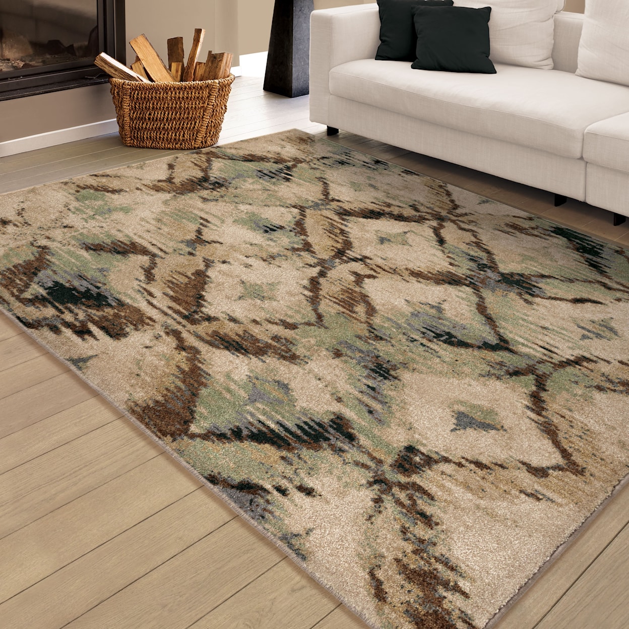 Orian Rugs Radiance Havana Bay Beige 7'10" x 10'10" Rug