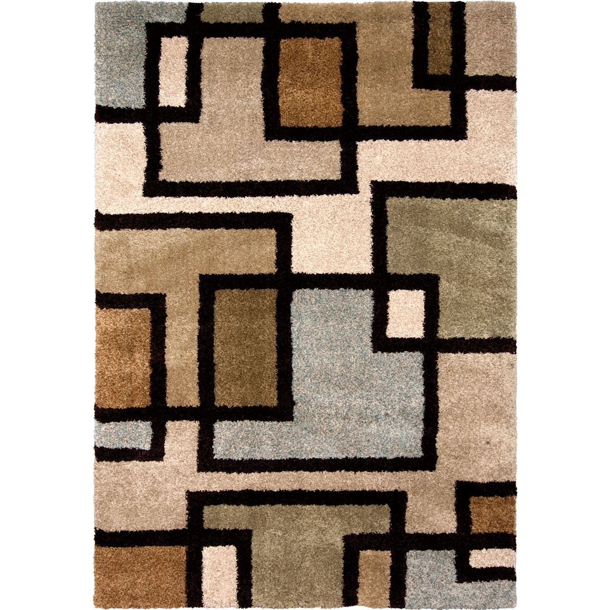Orian Rugs Wild Weave Huffing Bisque 7'10" x 10'10" Rug