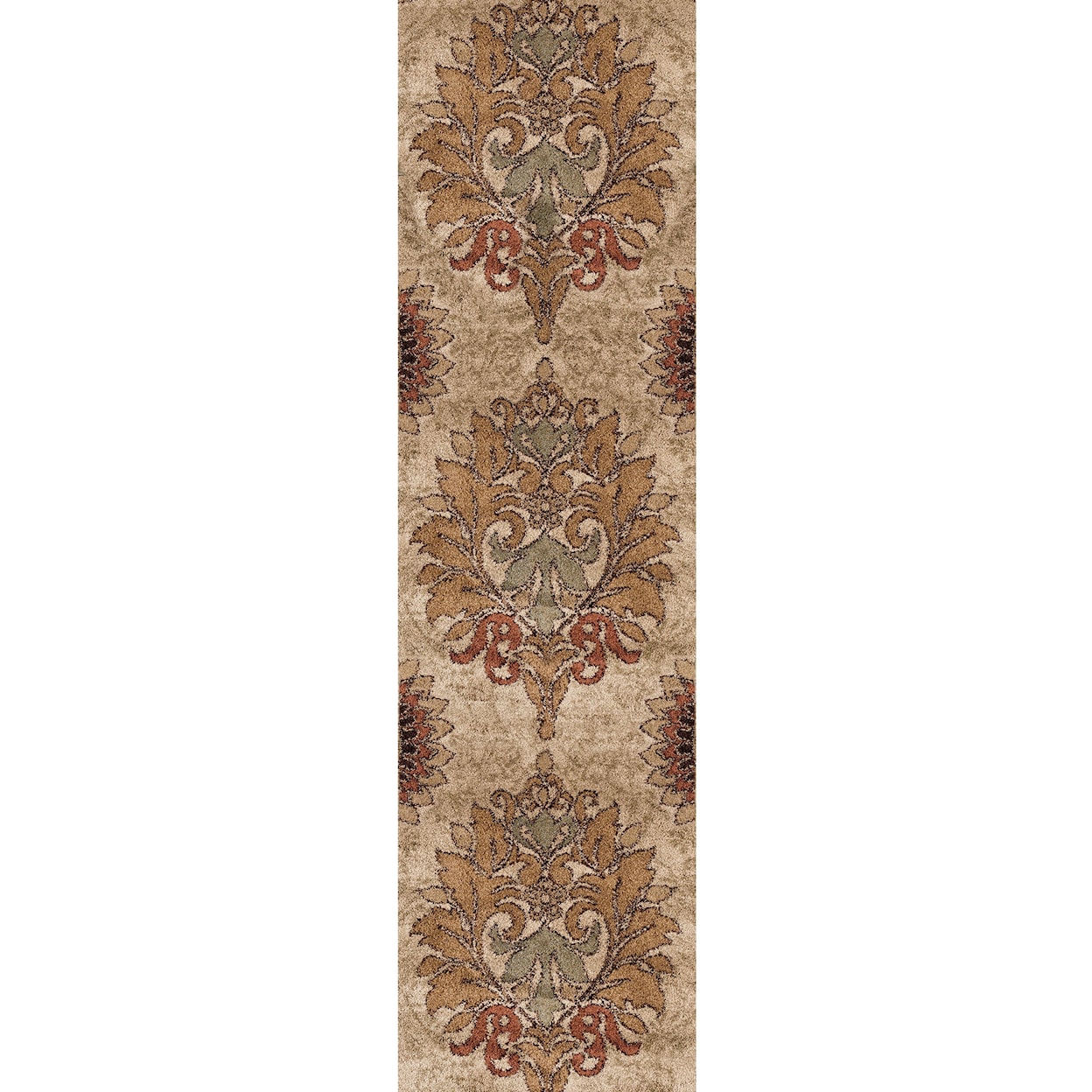 Orian Rugs Wild Weave Jacqueline Bisque 2'3" x 8' Rug