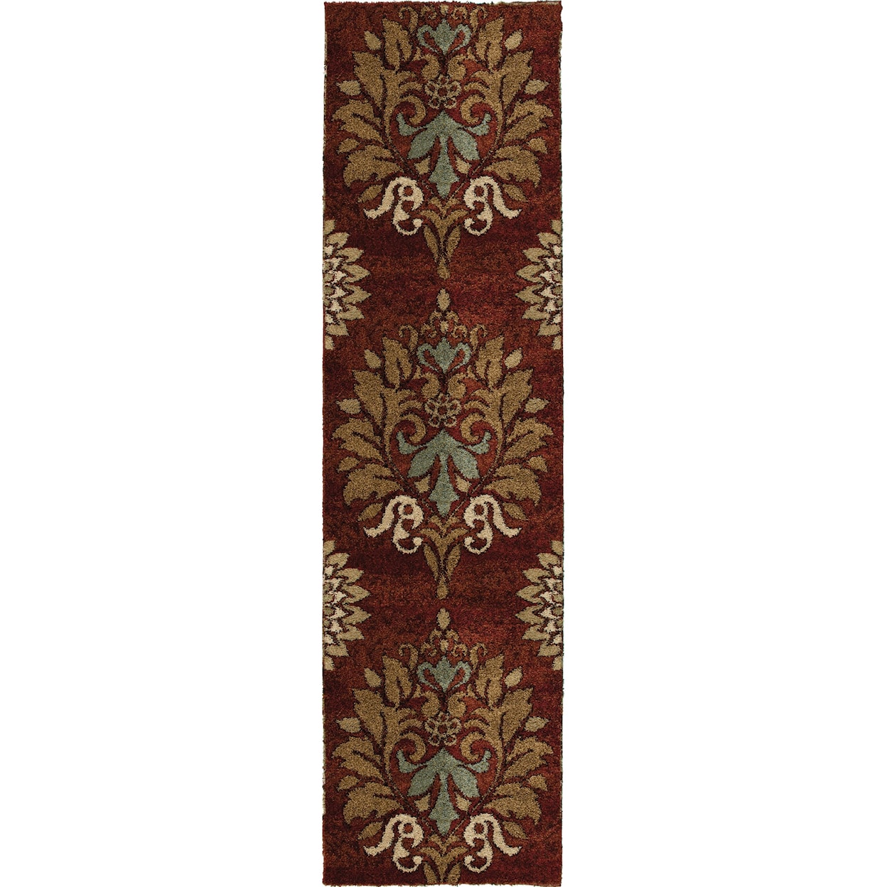 Orian Rugs Wild Weave Jacqueline Rouge 2'3" x 8' Rug