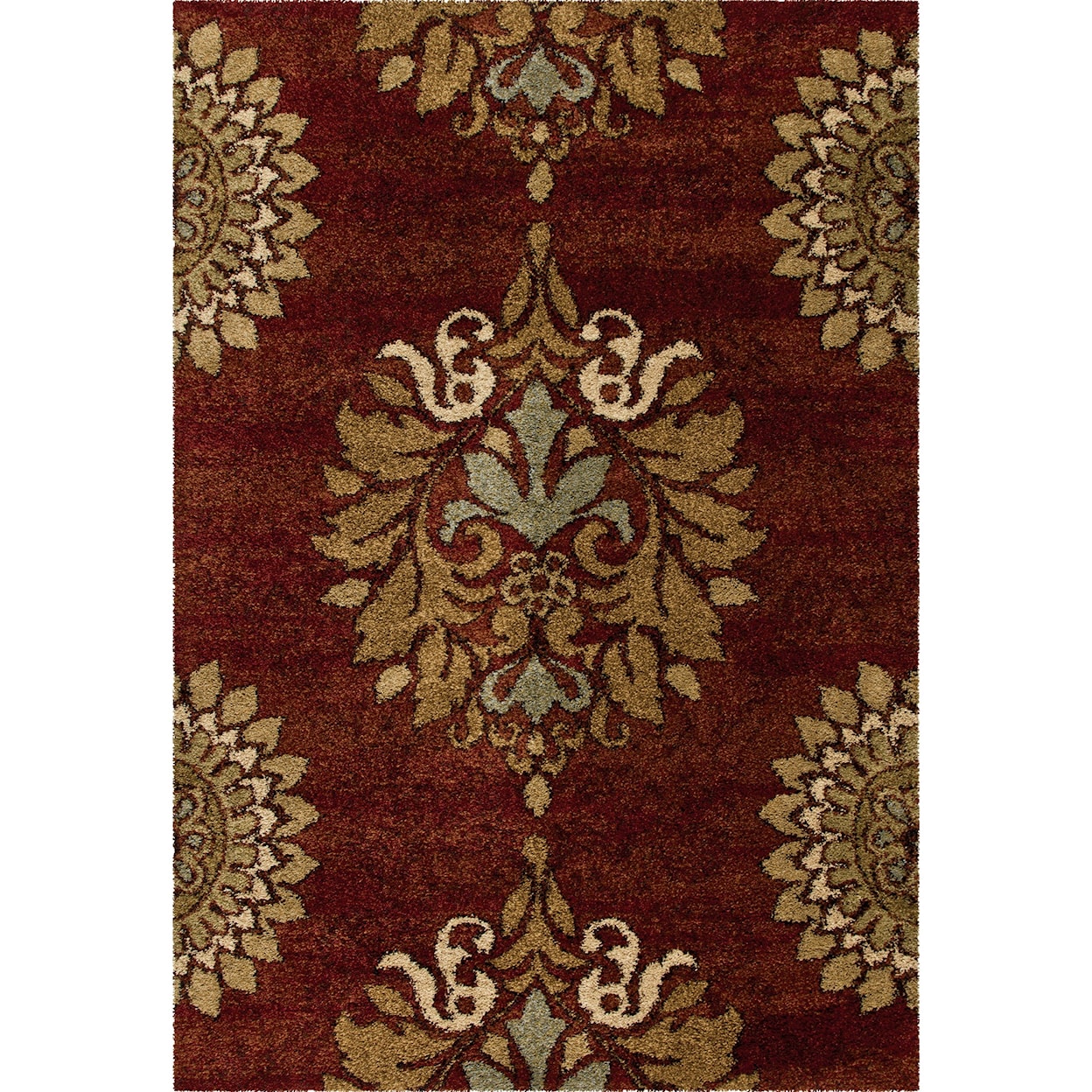 Orian Rugs Wild Weave Jacqueline Rouge 7'10" x 10'10" Rug