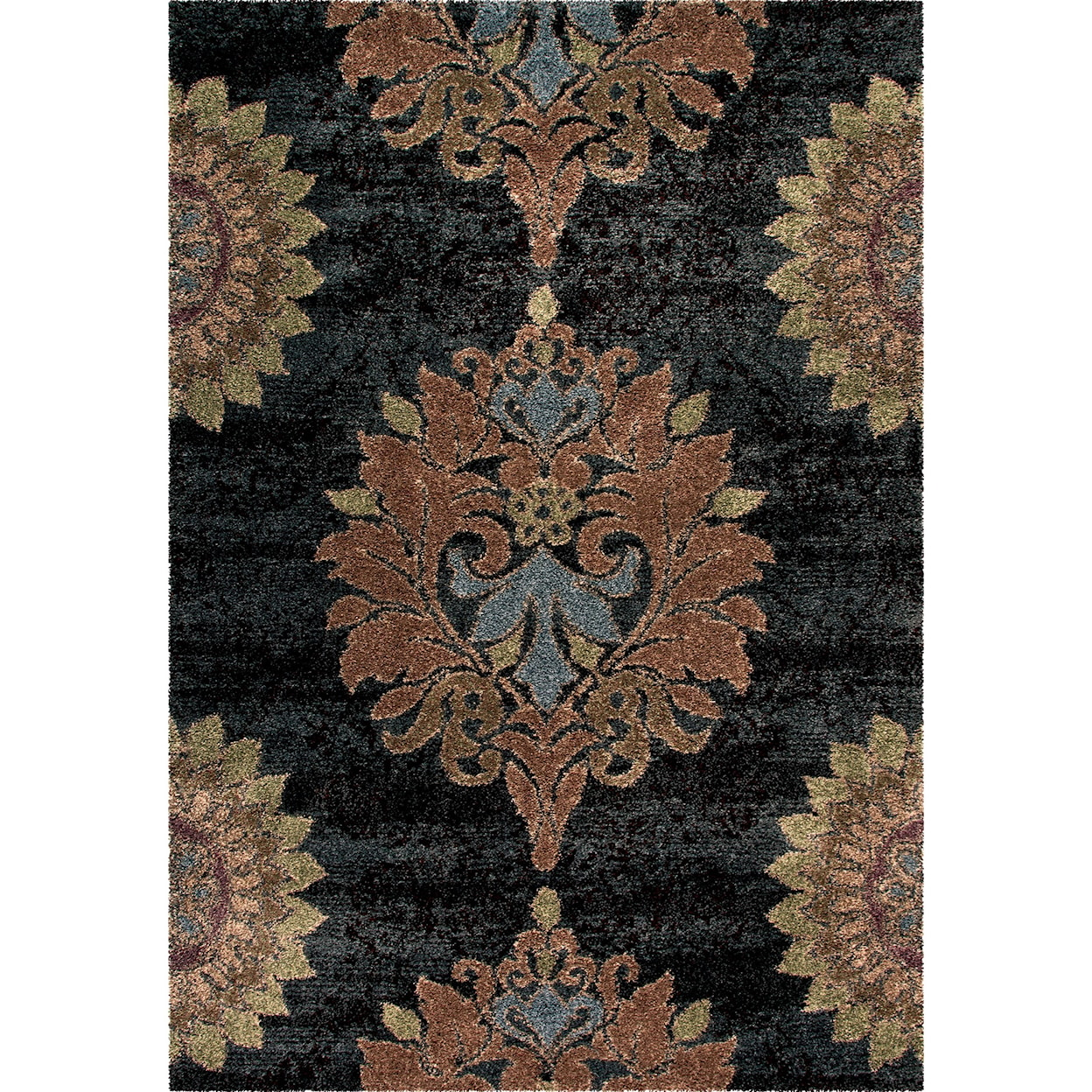 Orian Rugs Wild Weave Jacqueline Steel 5'3" x 7'6" Rug