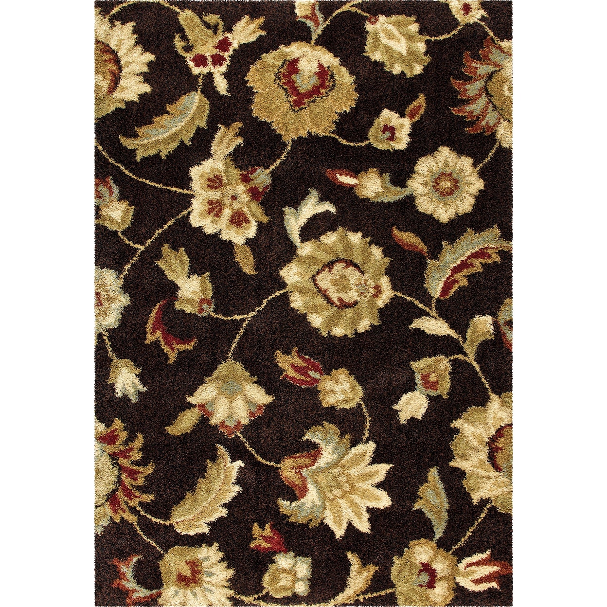 Orian Rugs Wild Weave London Brown 7'10" x 10'10" Rug