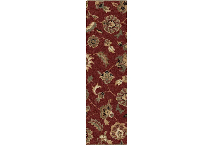 Wild Weave London Rouge 2'3" x 8' Rug by Orian Rugs at Mueller Furniture